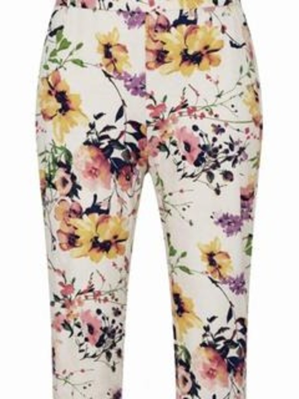 New York & Company Multicolor Women's NY & Co Floral Print Ankle Pants Women L